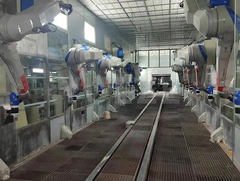 Buồng phun thuốc tự động bằng robot