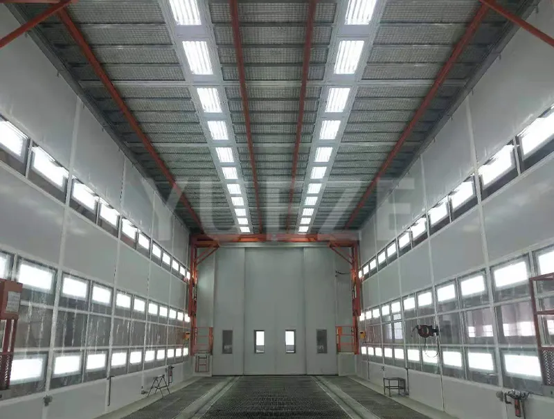 Phòng sơn xe 3D rộng rãi