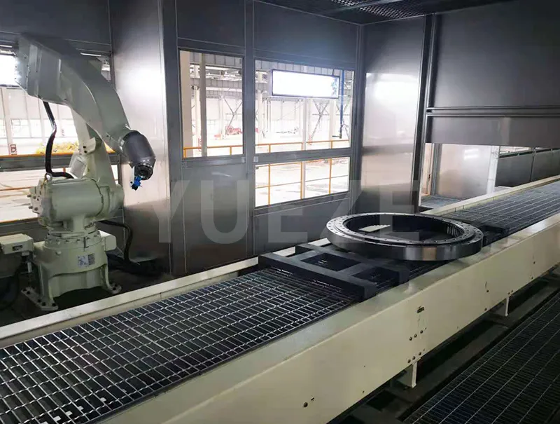 Buồng phun sơn robot một trạm