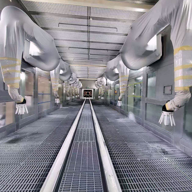 Buồng phun tự động bằng robot