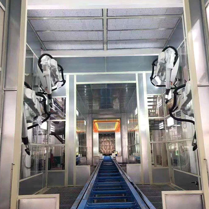 Buồng phun tự động bằng robot
