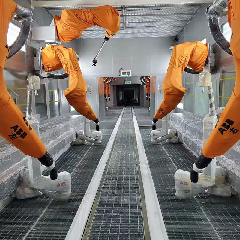 Buồng phun tự động bằng robot