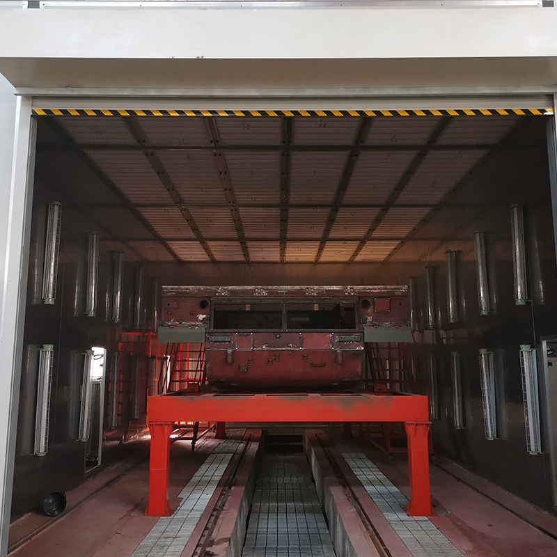 Dây chuyền phủ lớp cho các sản phẩm đúc cỡ lớn và phụ tùng xe tải hạng nặng Dây chuyền phủ lớp cho các sản phẩm đúc cỡ lớn và phụ tùng xe tải hạng nặng