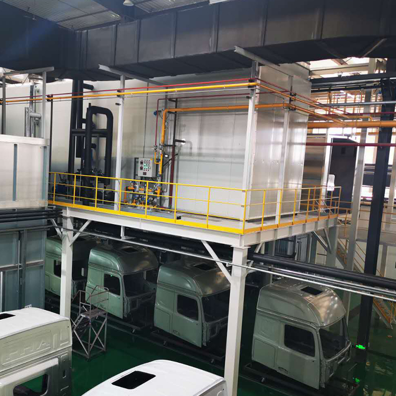 Dây chuyền điện di cho cabin xe tải Dây chuyền điện di cho cabin xe tải