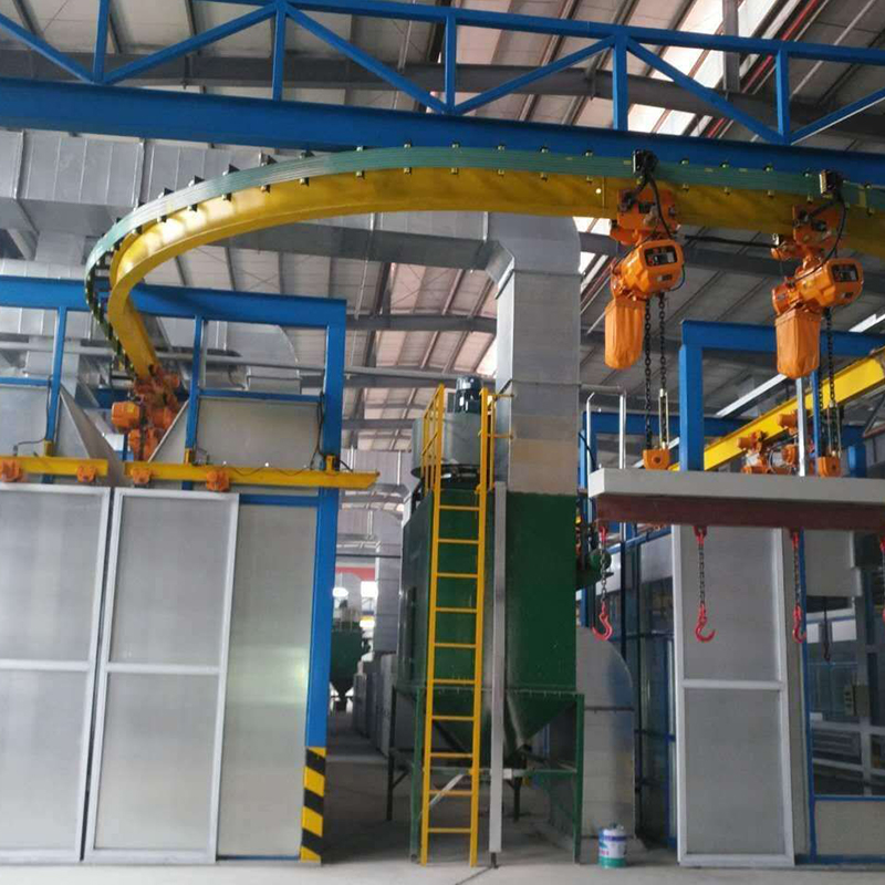Dây chuyền phun sơn động cơ Dây chuyền phun sơn động cơ