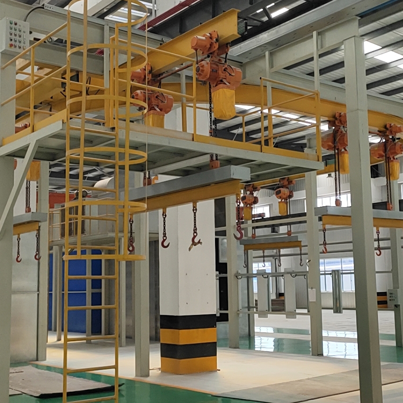 Dây chuyền phun phủ cho bánh xe ô tô Dây chuyền phun phủ cho bánh xe ô tô